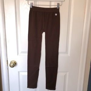 NWT Avocado Activewear Dark Brown Leggings